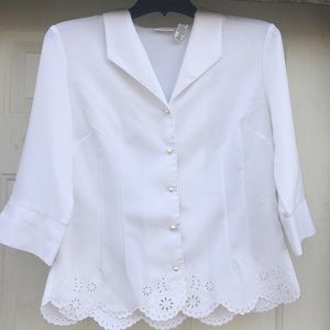Covington button up blouse Size 6-8